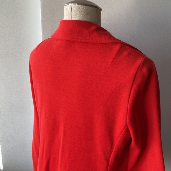 Vintage orange Tan Jay button up sweater jacket - Picture 7 of 10